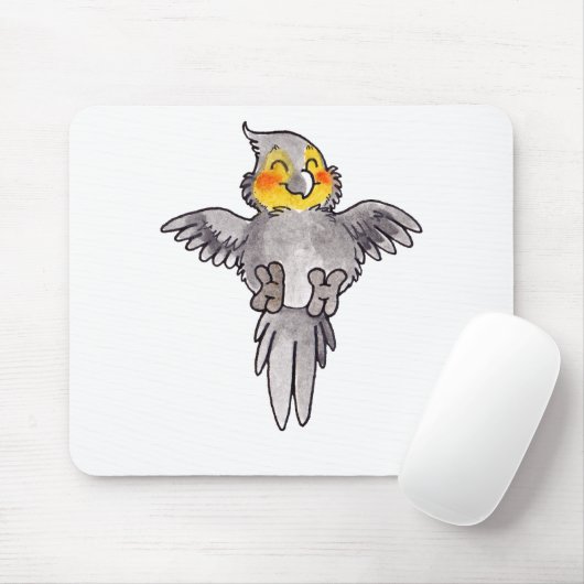 Cockatiel Mousepad (Mit Mouse)