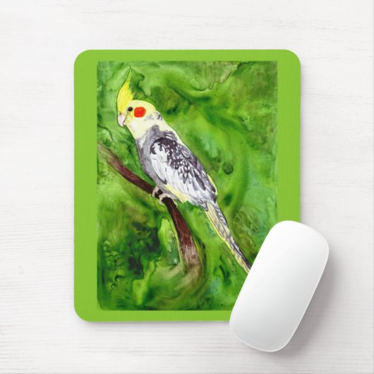 Cockatiel Mousepad (Mit Mouse)