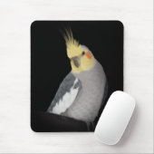 Cockatiel Mousepad (Portriat) (Mit Mouse)