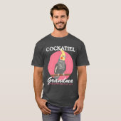 Cockatiel Oma Bird Owner Cockatiels Junge T-Shirt (Vorne ganz)