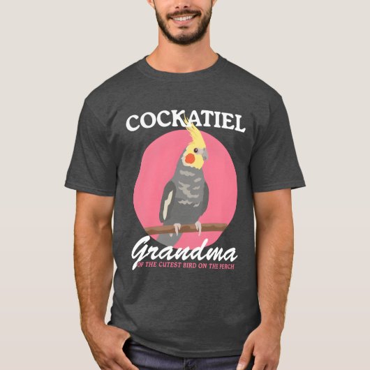 Cockatiel Oma Bird Owner Cockatiels Junge T-Shirt (Vorderseite)