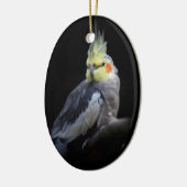Cockatiel-Ornament Keramik Ornament (Links)
