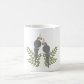 Cockatiel-Paare Kaffeetasse (Mittel)