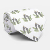 Cockatiel-Paare Krawatte (Gerollt)