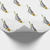 Cockatiel-Packpapier Geschenkpapier (Ecke)