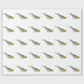 Cockatiel-Packpapier Geschenkpapier (Flach)
