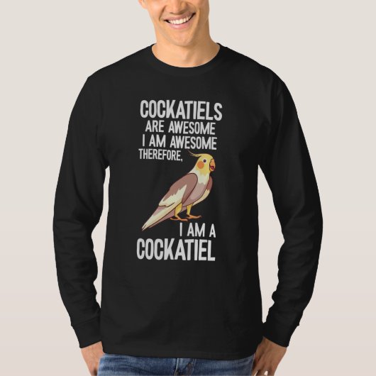 Cockatiel Parrot Bird Watcher Cockatiel Cockatoo T-Shirt (Vorderseite)