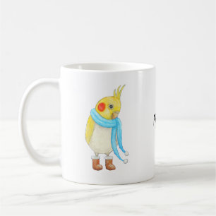 Cockatiel Parrot Budgie Pet Bird Lover Custom Gesc Kaffeetasse