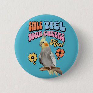 Cockatiel Parrot Button