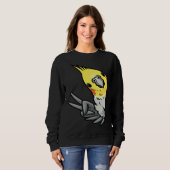 Cockatiel Parrot From Side Sweatshirt (Vorne ganz)