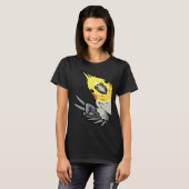Cockatiel Parrot From Side T-Shirt (Vorne ganz)