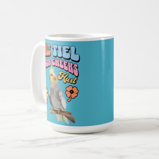 Cockatiel Parrot Kaffeetasse (Vorderseite Links)