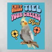 Cockatiel Parrot Poster (Vorne)