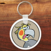 Cockatiel Parrot Schlüsselanhänger (Vorderseite)