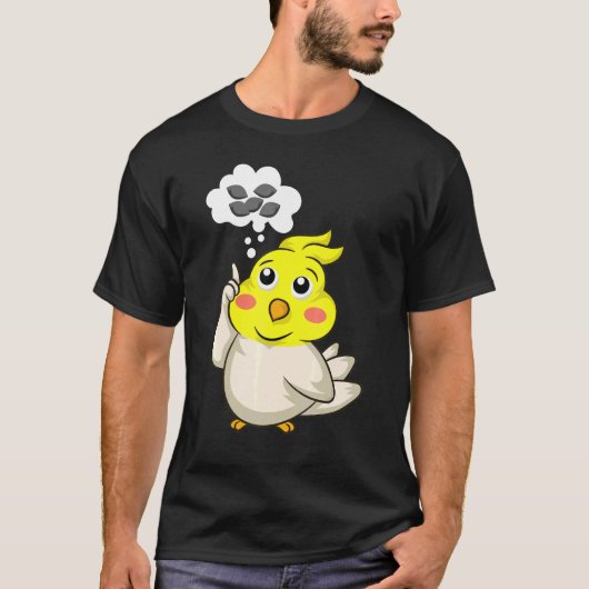 Cockatiel Parrot T T-Shirt (Vorderseite)