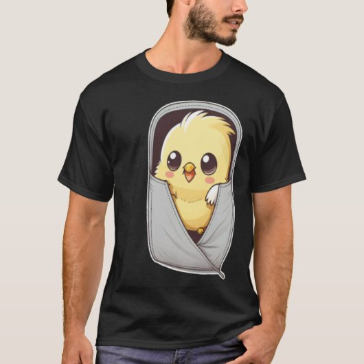 Cockatiel Pocket Quarrion Weiro Bird Parrot T-Shirt (Vorderseite)