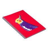 Cockatiel-Pop-Kunst Notizblock (Rechte Seite)