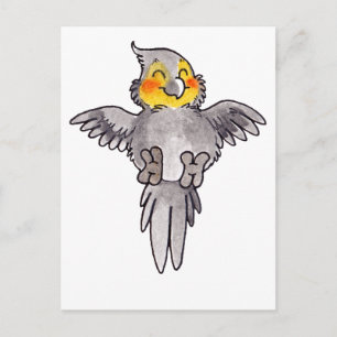 Cockatiel Postkarte