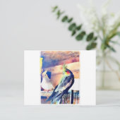 Cockatiel Postkarte (Stehend Vorderseite)