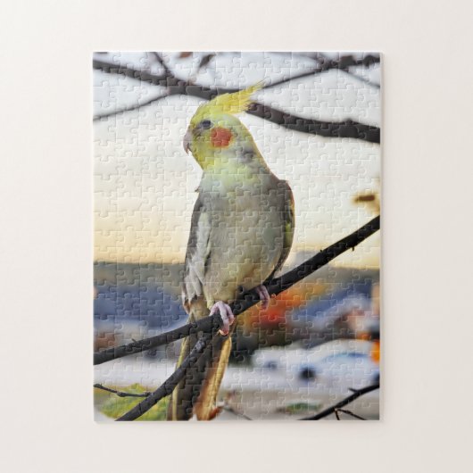 Cockatiel-Profil-Fotografie Puzzle (Vertikal)