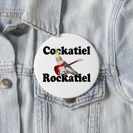 Cockatiel Rockatiel enormer Knopf Button (Beispiel)