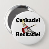 Cockatiel Rockatiel enormer Knopf Button (Vorne & Hinten)