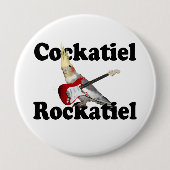 Cockatiel Rockatiel enormer Knopf Button (Vorderseite)