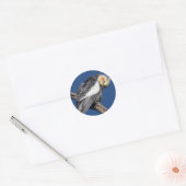 Cockatiel Runder Aufkleber (Umschlag)