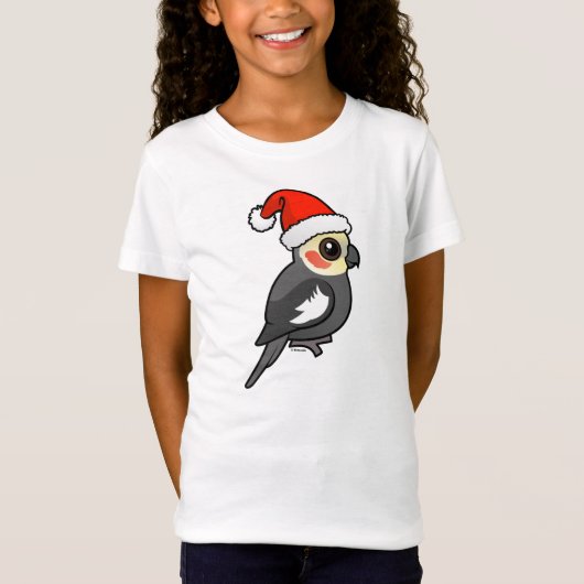 Cockatiel Santa T-Shirt (Vorderseite)