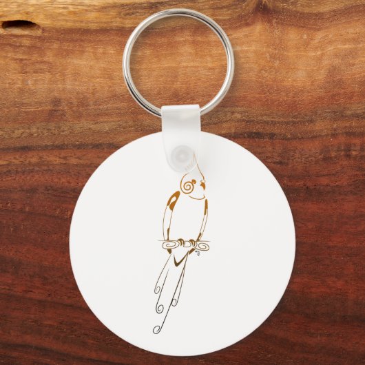 Cockatiel Schlüsselanhänger (Vorderseite)