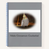 Cockatiel Spiral Notebook Notizblock (Vorderseite)