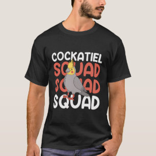 Cockatiel Squad Niedlich Budgie Wildlife Birds T-Shirt