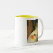 Cockatiel-Süsse Zweifarbige Tasse (VorderseiteRechts)