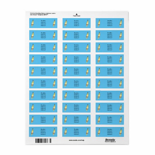 Cockatiel-Vogel-Cartoon (Vorne)