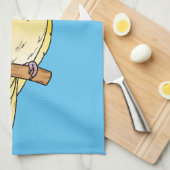 Cockatiel-Vogel-Cartoon Geschirrtuch (Viertel Falte)
