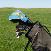 Cockatiel-Vogel-Cartoon Golf Headcover (In SItu)