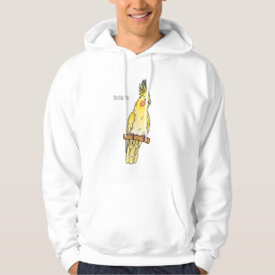Cockatiel-Vogel-Cartoon Hoodie