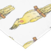 Cockatiel-Vogel-Cartoon Tischdecke (Schrägansicht)