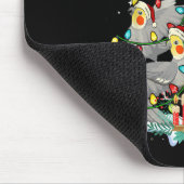 Cockatiel Weihnachtsbaum Xmas Mama Vater Bird Mousepad (Ecke)