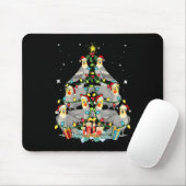 Cockatiel Weihnachtsbaum Xmas Mama Vater Bird Mousepad (Mit Mouse)