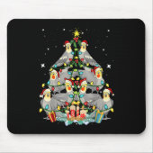 Cockatiel Weihnachtsbaum Xmas Mama Vater Bird Mousepad (Vorne)