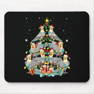Cockatiel Weihnachtsbaum Xmas Mama Vater Bird Mousepad