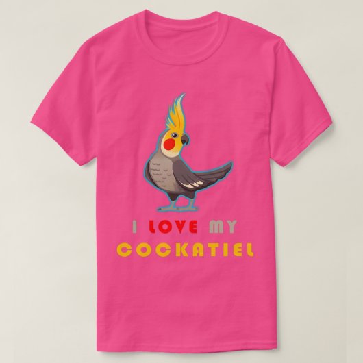 CockatielFunny Niedliche Vogelidee Lover T-Shirt (Design vorne)