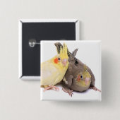 Cockatiels Button (Vorne & Hinten)