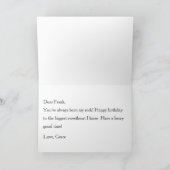 Cockatiels Eating Berries Pet Bird Lover Birthday Karte (Innenseite)