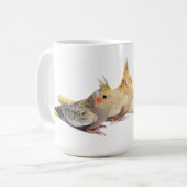 Cockatiels Kaffeetasse (Vorderseite Links)