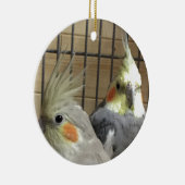 Cockatiels Keramik Ornament (Rechts)