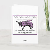 Cockatiels sind Goth, Grußkarte Karte (Rückseite)