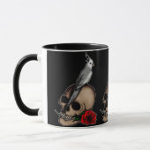 Cockatiels sind Goth, Tasse (Links)