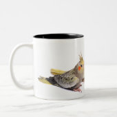 Cockatiels Zweifarbige Tasse (Links)